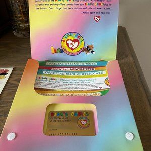 TY Beanie Babies Official Club First Edition - Opened